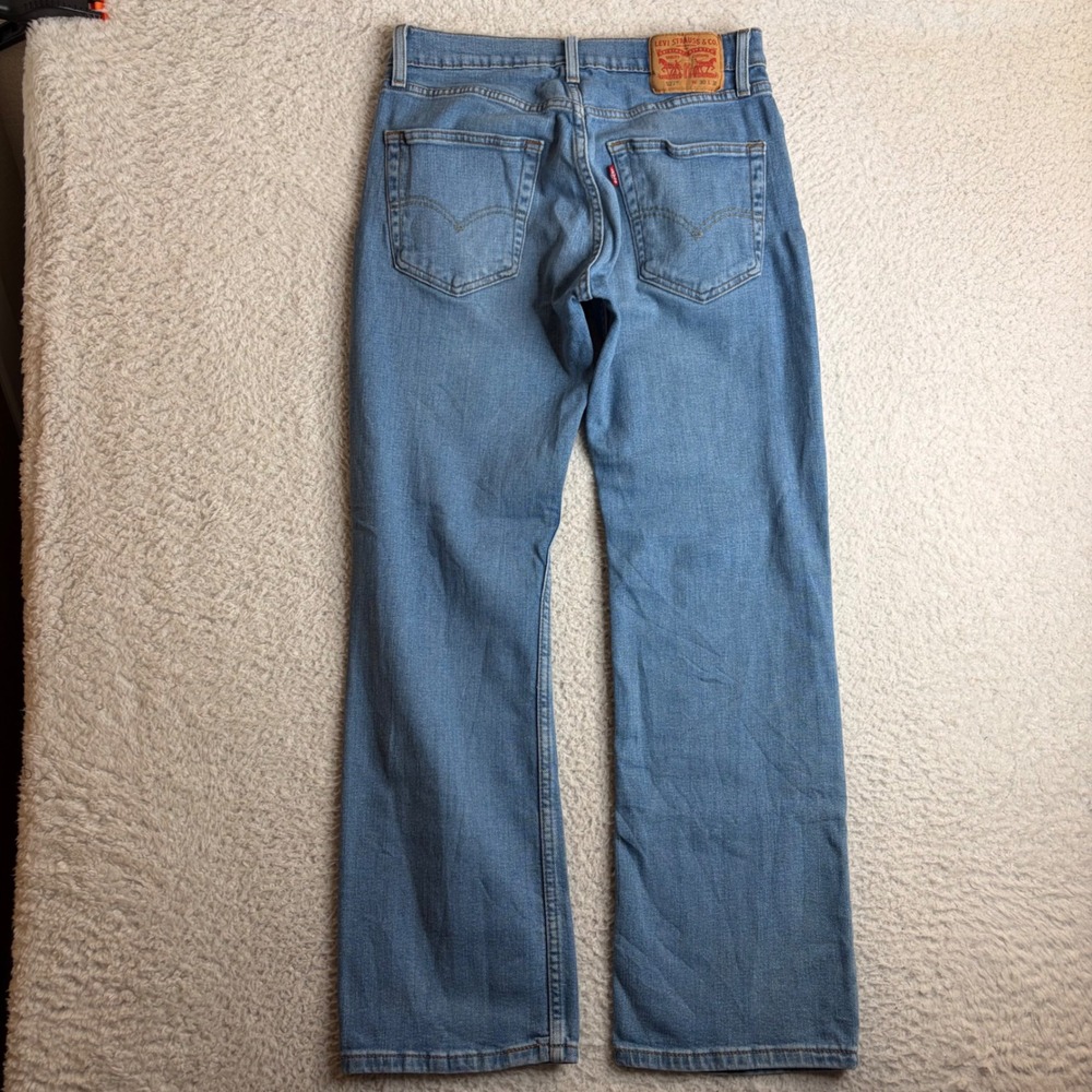 Levis 527 Slim Bootcut Jeans Mens 30x31 (30) Medium Wash Stretch Blue 05527